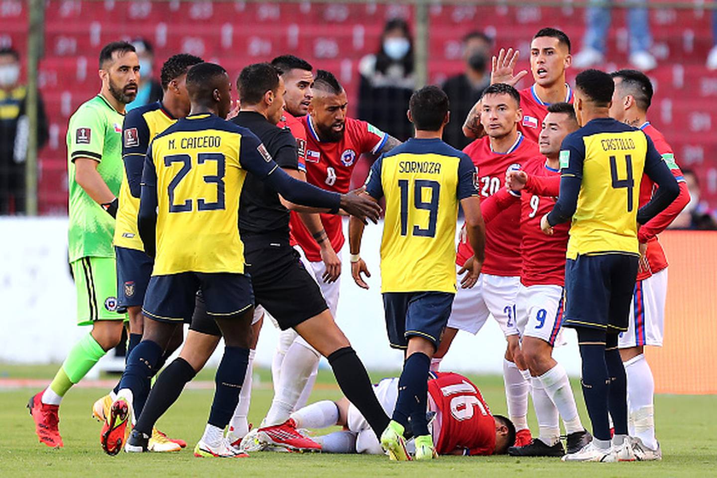 Ecuador empató en su último partido contra Chile en calidad de local