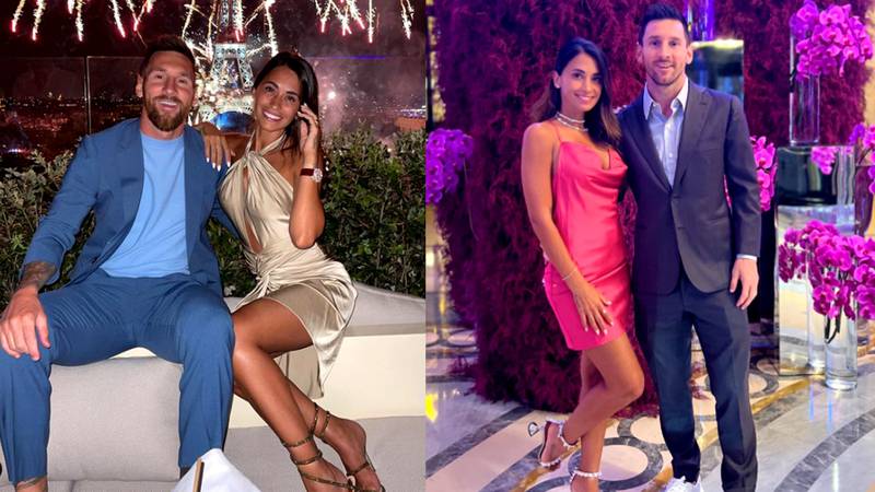 El estilo de Antonela Rocuzzo antes y después de su relación con Messi