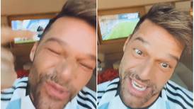 Ricky Martin se muestra desatado festejando el título de Argentina: “En mi casa me estoy volviendo loco”