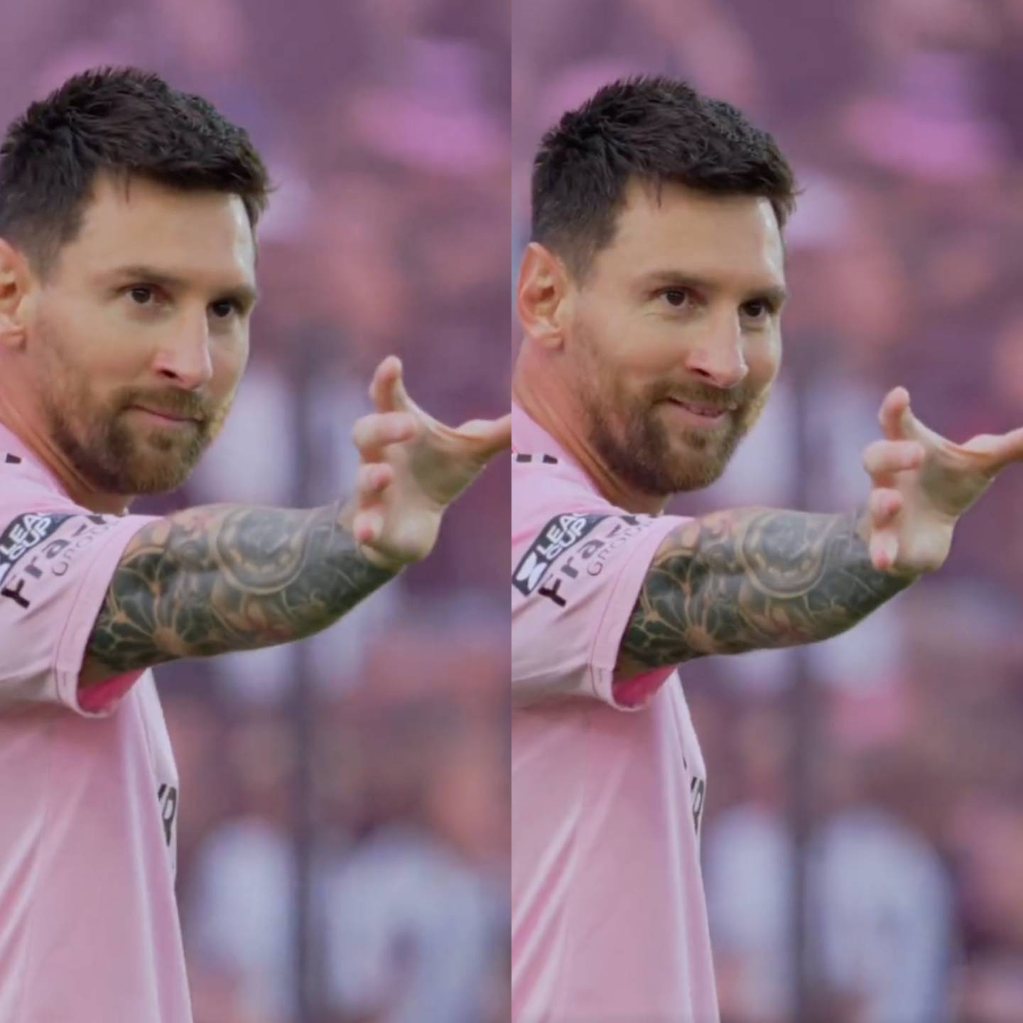 Festejo de Lionel Messi