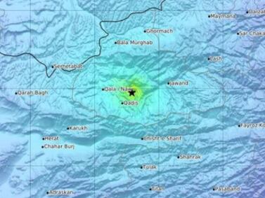 Al menos 26 muertos por terremoto en el noroeste de Afganistán