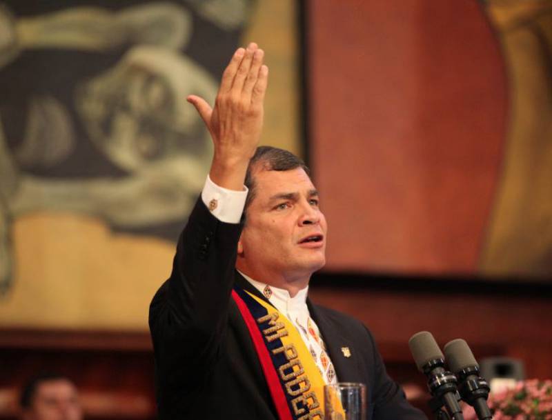 Presidente de Ecuador, Rafael Correa/ANDES