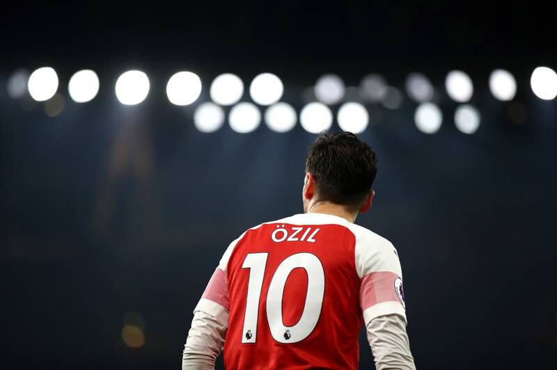 Mesut Ozil con el Arsenal