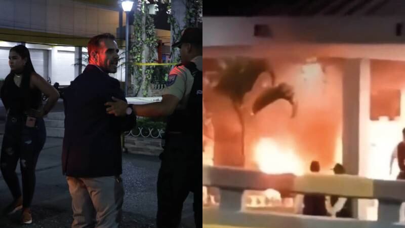 ¡De terror! Prendieron fuego al restaurante del italiano Benny Colonico, quien fue secuestrado hace tres meses