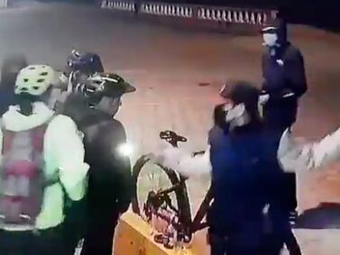 Video: ciclistas fueron robados en Pomasqui, en el norte de Quito 