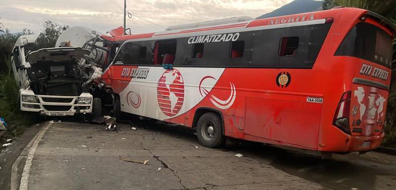 Accidente de tránsito en Chimborazo