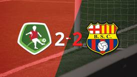 Mushuc Runa rescató un empate ante el Barcelona SC y mantiene el liderato