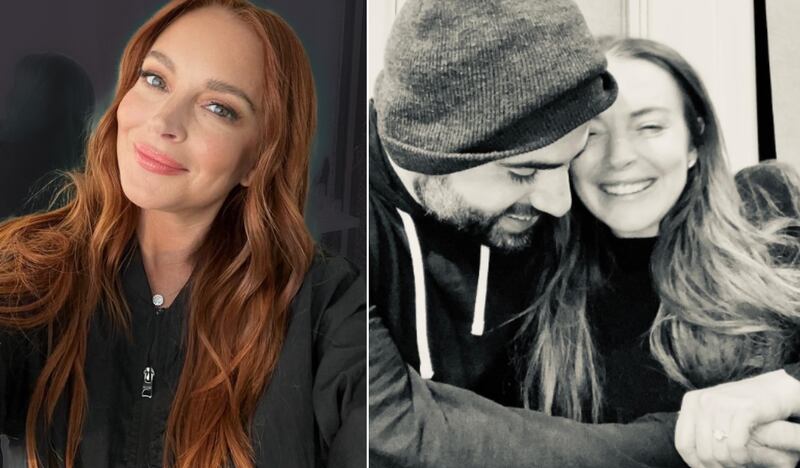 Lindsay Lohan y su esposo