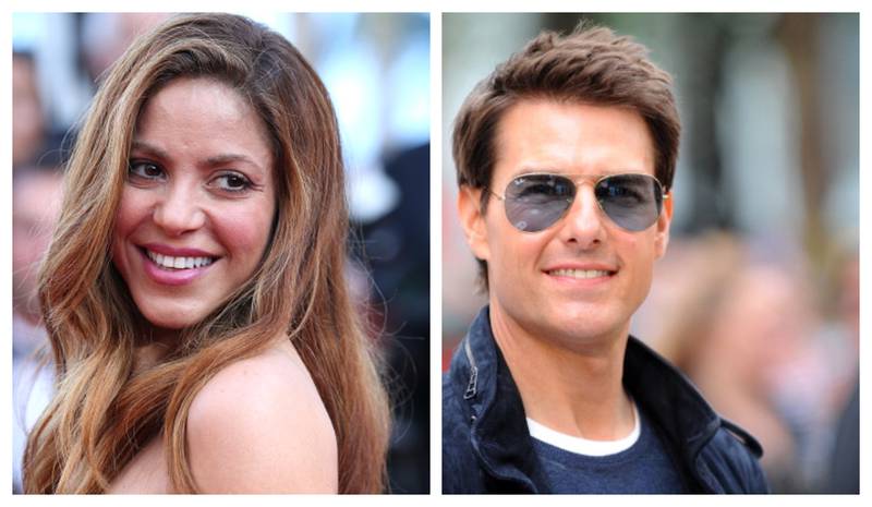 Shakira y Tom Cruise asistieron al GP de Miami