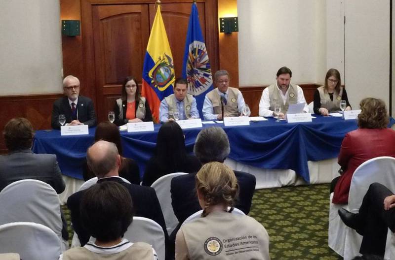 Misión de la OEA en Ecuador/Twitter @OEA_oficial