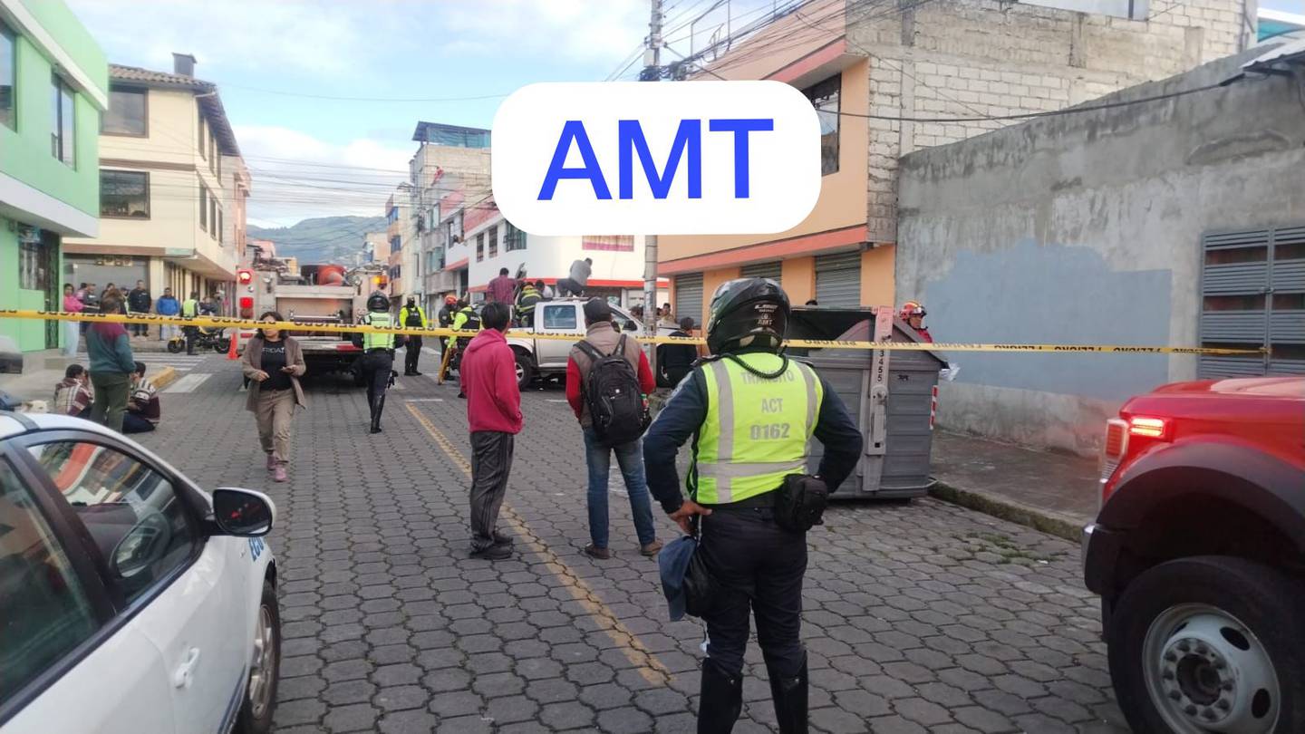 Accidente en el sur de Quito