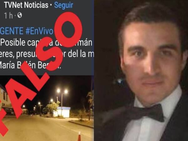 Autoridades desmienten captura de Germán Cáceres, principal sospechoso del femicidio María Belén Bernal