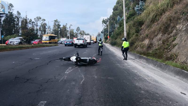 Un motociclista perdió la vida en un siniestro de tránsito en la Simón Bolívar