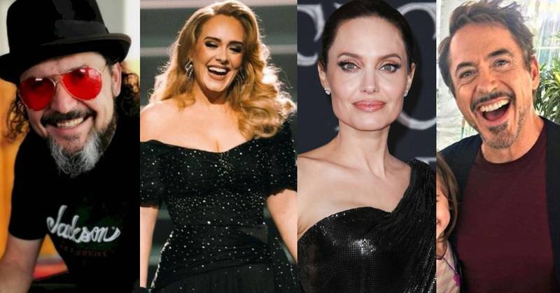 Adele, Reyli Barba, Angelina Jolie y Robert Downey Jr son parte de los famosos que superaron adicciones