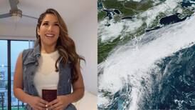 Alejandra Jaramillo y su cómica reacción por el paso del huracán Ian en Estados Unidos 