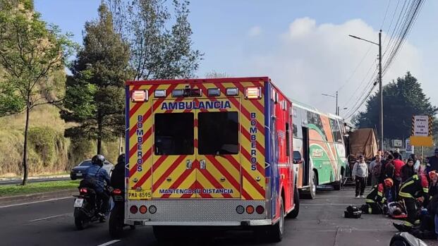 Siniestro de tránsito en la Simón Bolívar