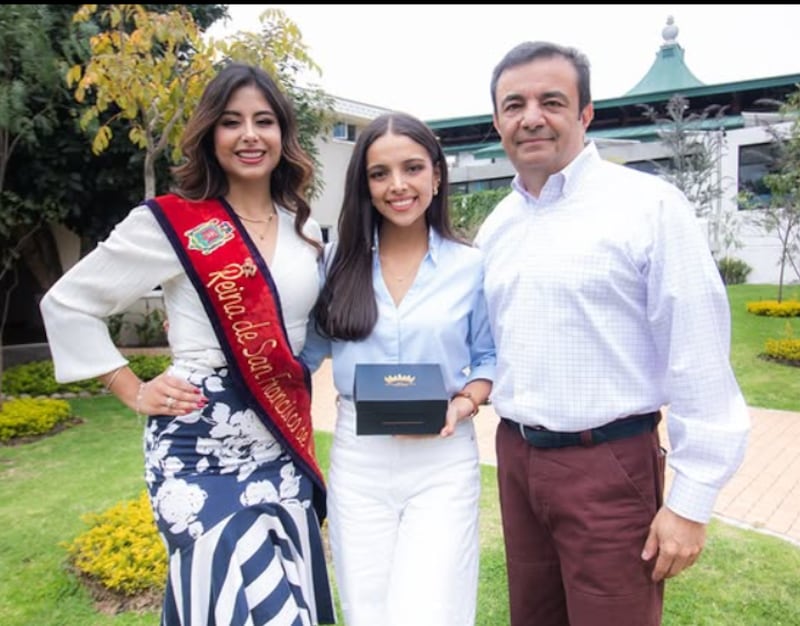 Daniela Foyain, candidata a Reina de San Francisco de Quito