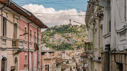 Las ‘zonas calientes’ del centro de Quito detectados por la Policía donde operan grupos terroristas y bandas delictivas.