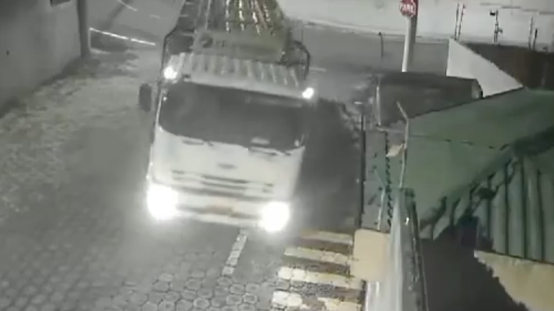 VIDEO: delincuentes se robaron camiones repartidores de gas en el norte de Quito.
