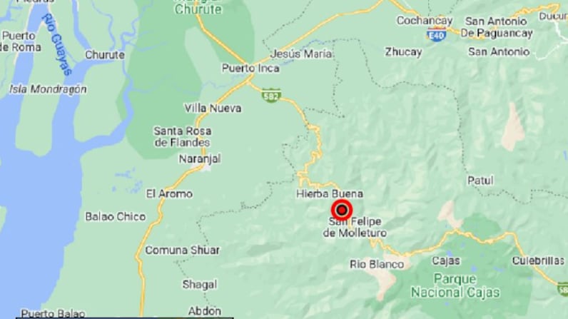 Sismo en Azuay
