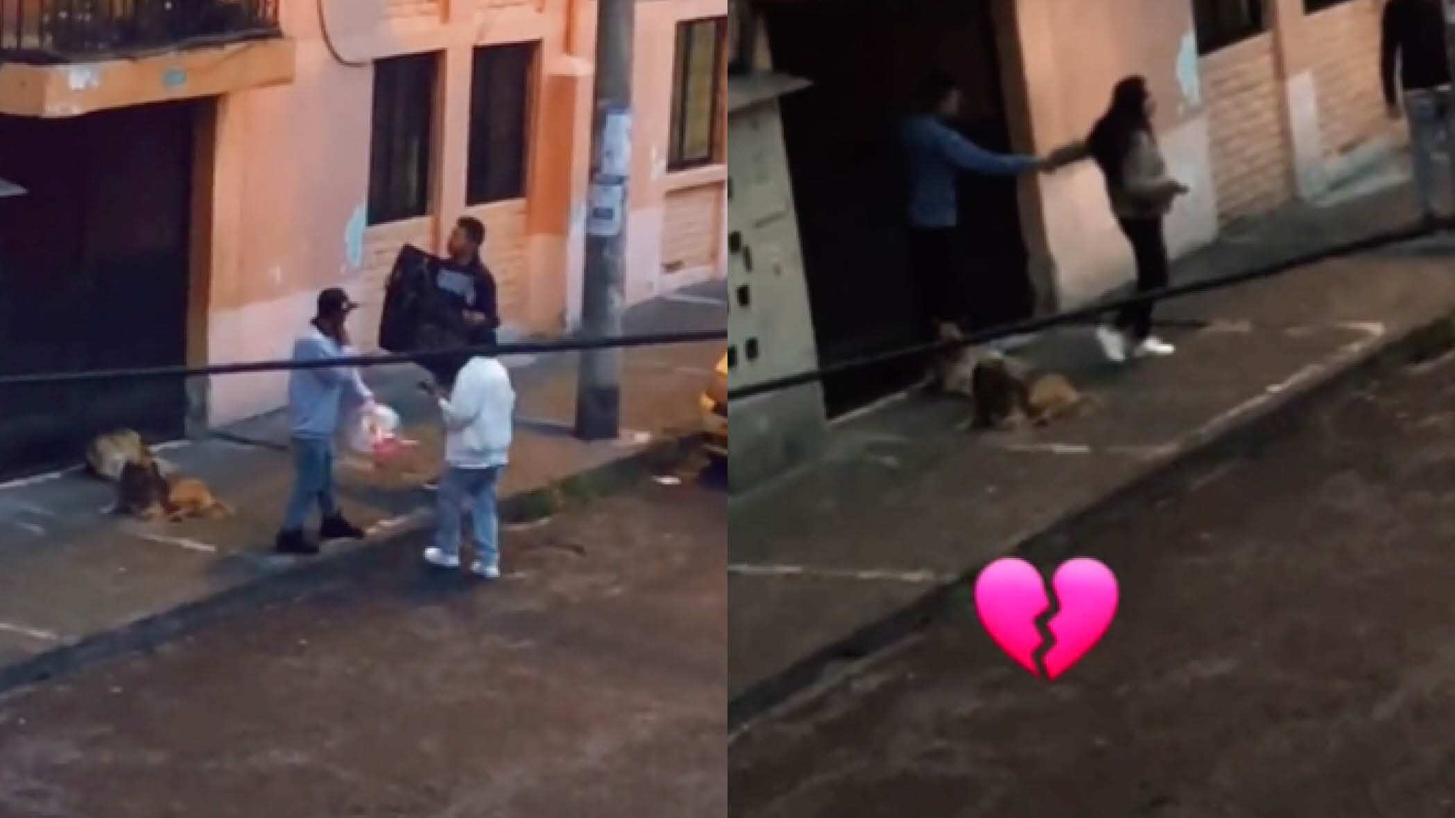 Fue a darle una serenata a su barrio, le robaron los obsequios y ella le presumió a otro en su cara.