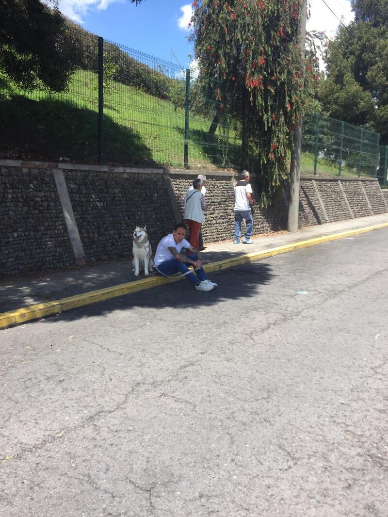 No permitieron ingresar con perros al Colegio San Gabriel
