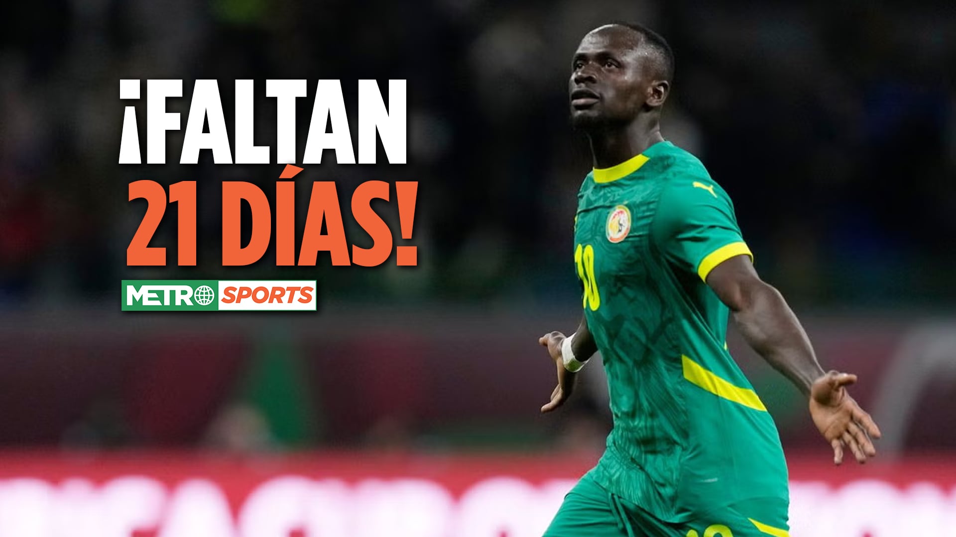 Sadio Mané con Senegal