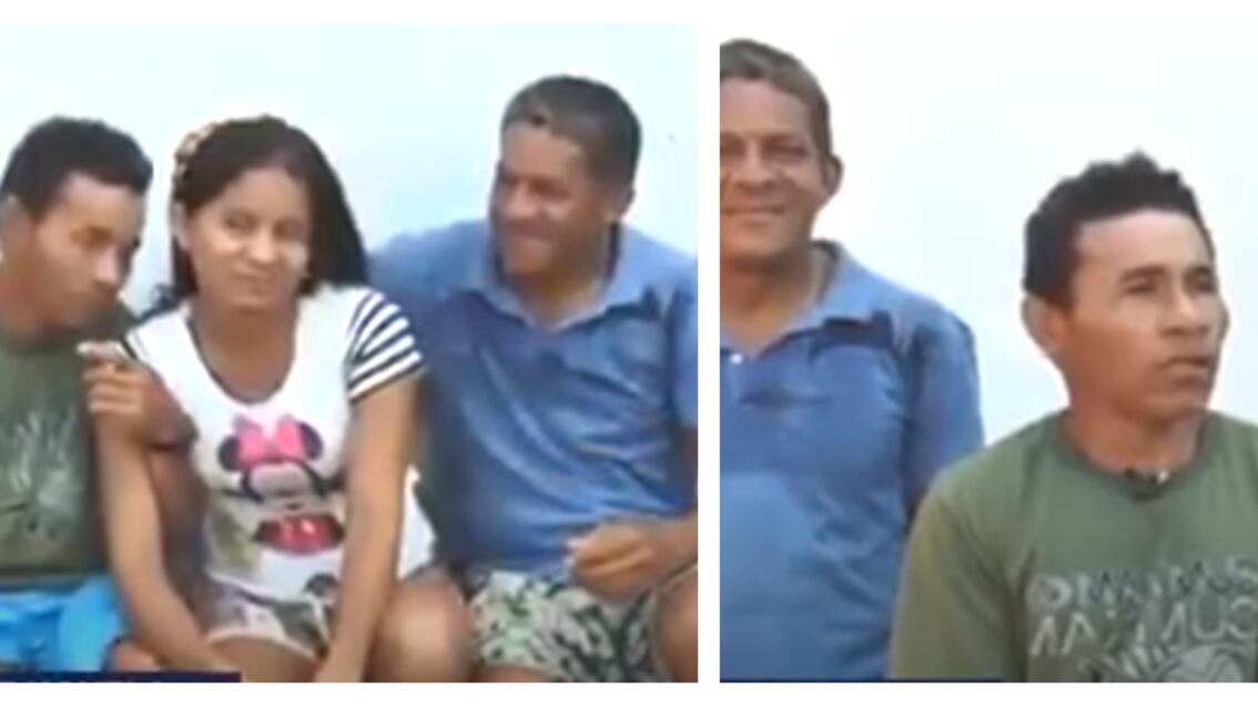 Mujer vive con su amante y esposo