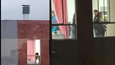 agresión contra una mujer en un conjunto residencial de Fontibón, en Bogotá.