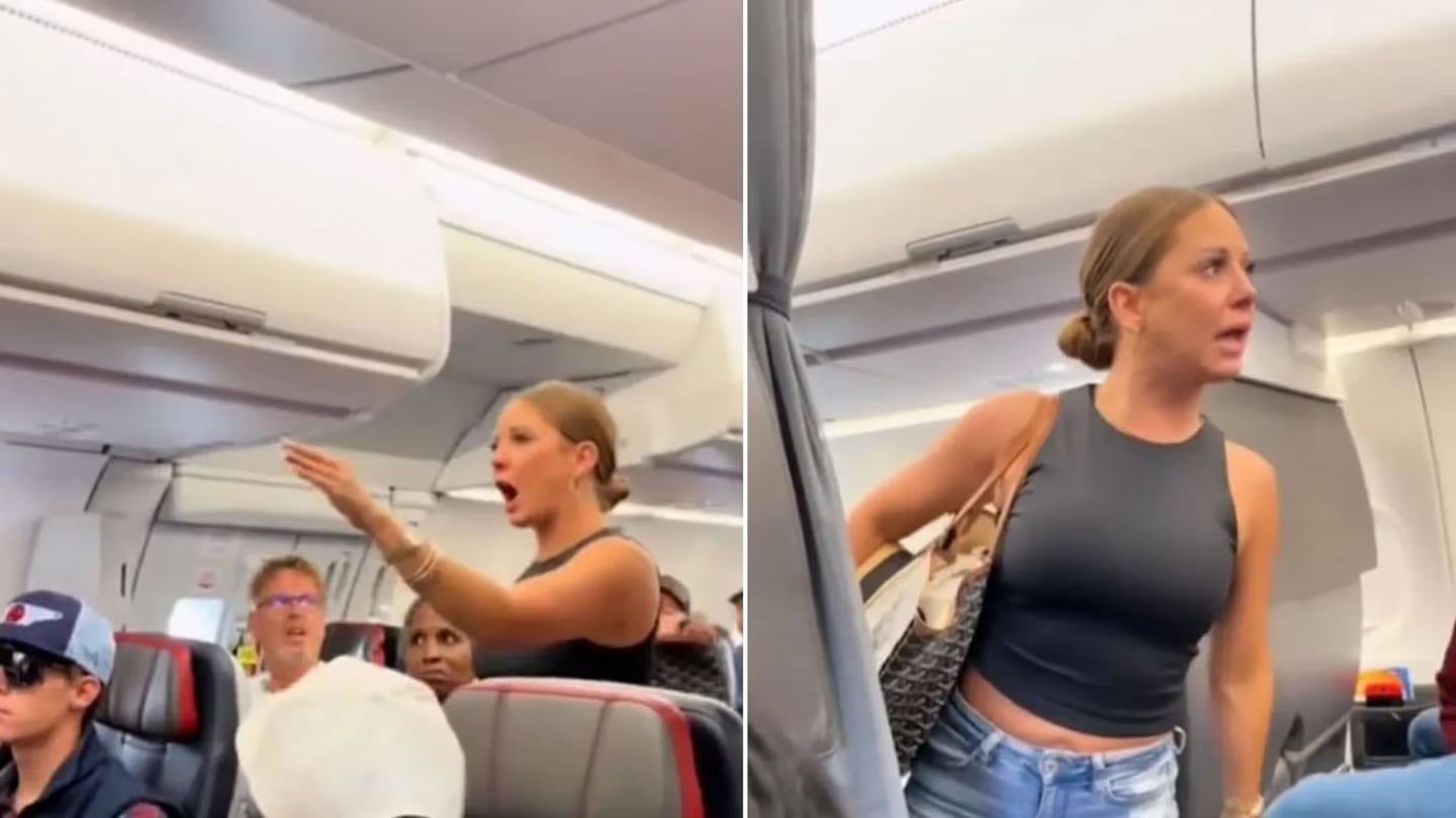 La teoría detrás de la mujer que vio un ser extraño en un avión