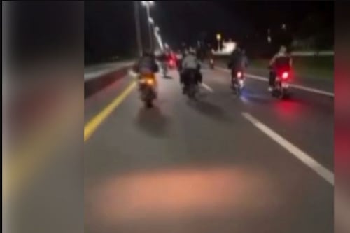Motociclista graba la muerte de su amigo en plena rodada