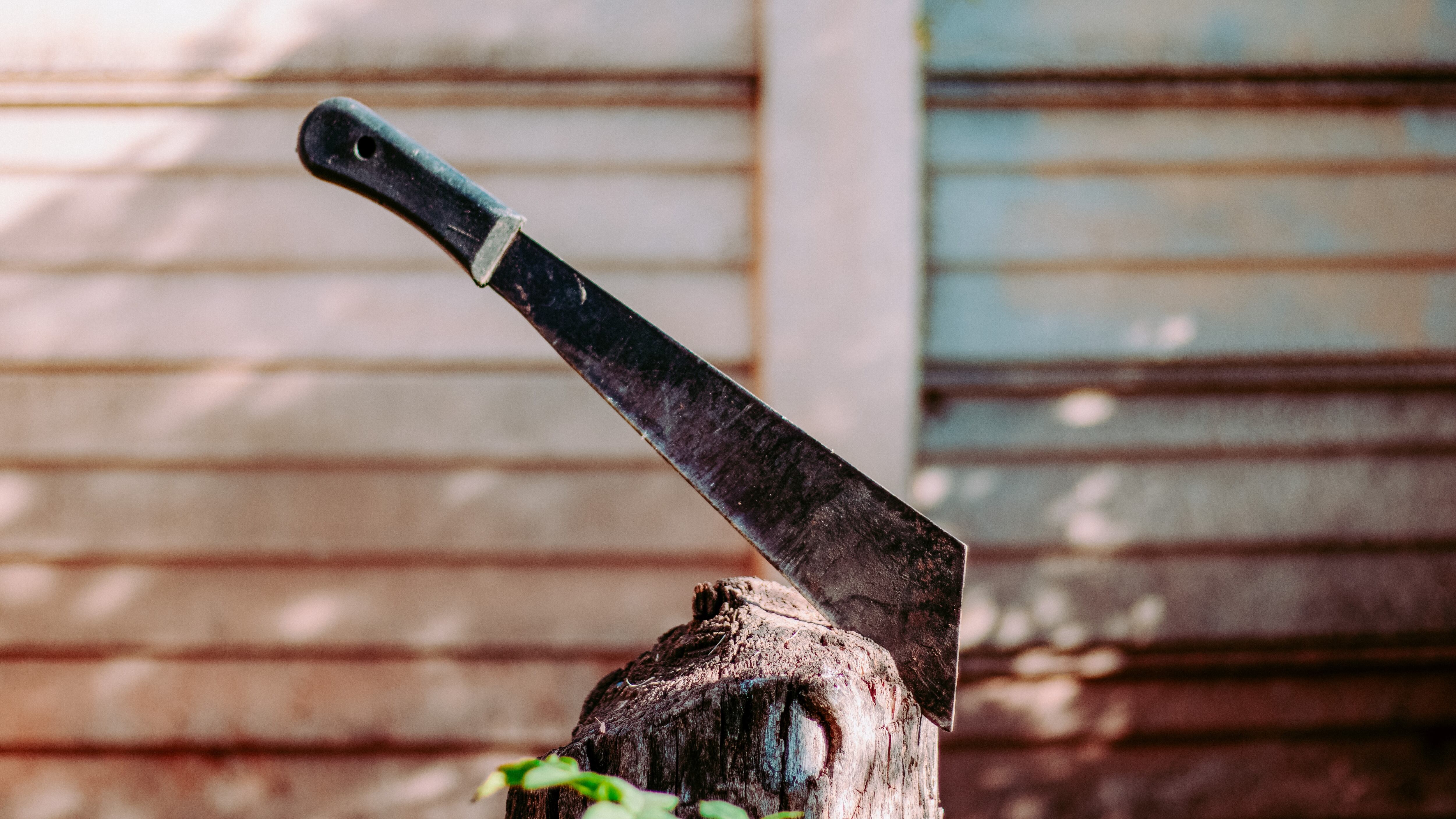 Delincuente machete