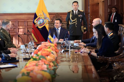 Presidente Daniel Noboa anuncia nueva fase contra el “narcoterrorismo” y la minería ilegal con apoyo de EE.UU.