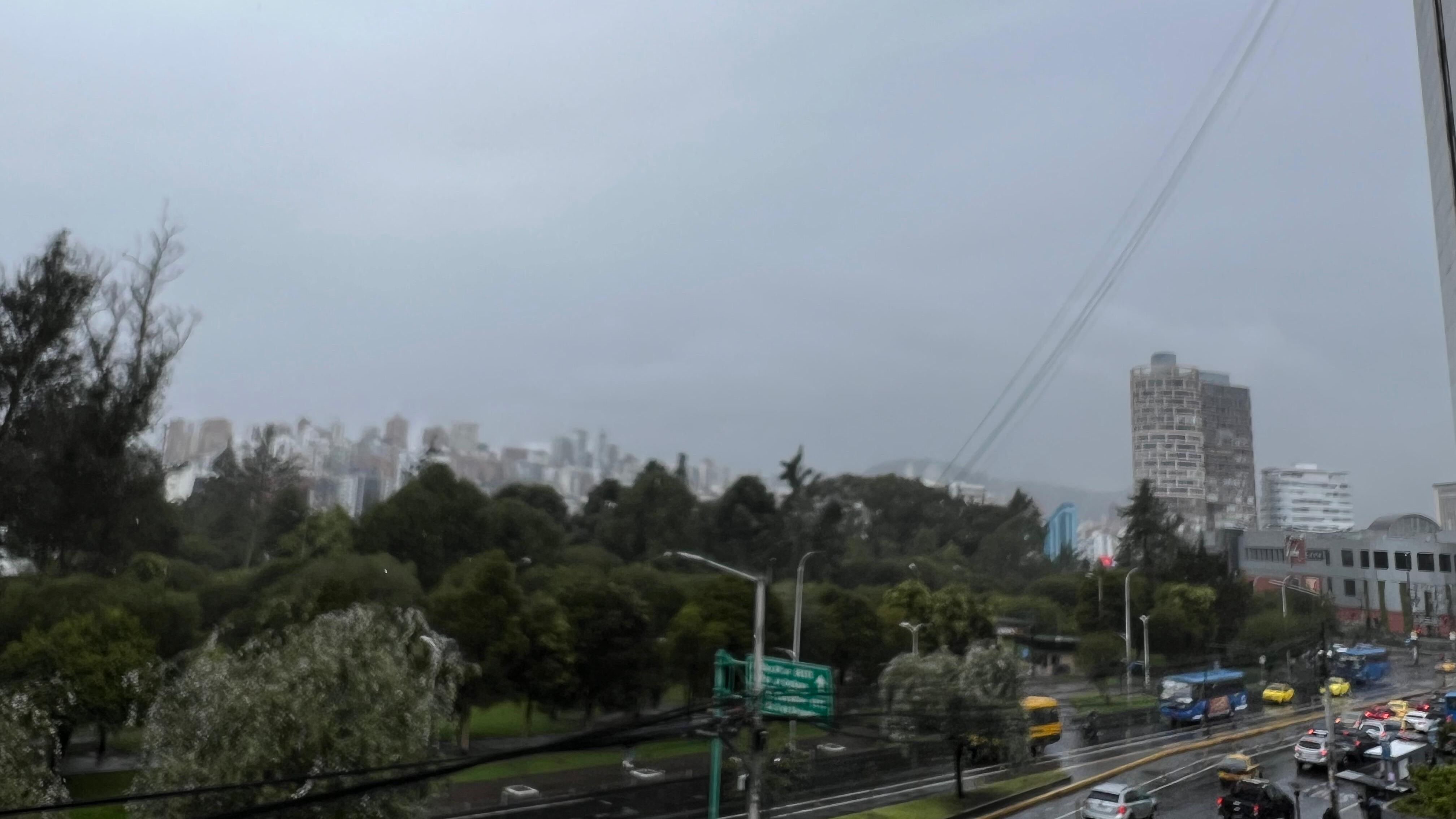 Lluvia en Quito este 17 de febrero