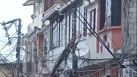 Afectaciones por el sismo en Esmeraldas