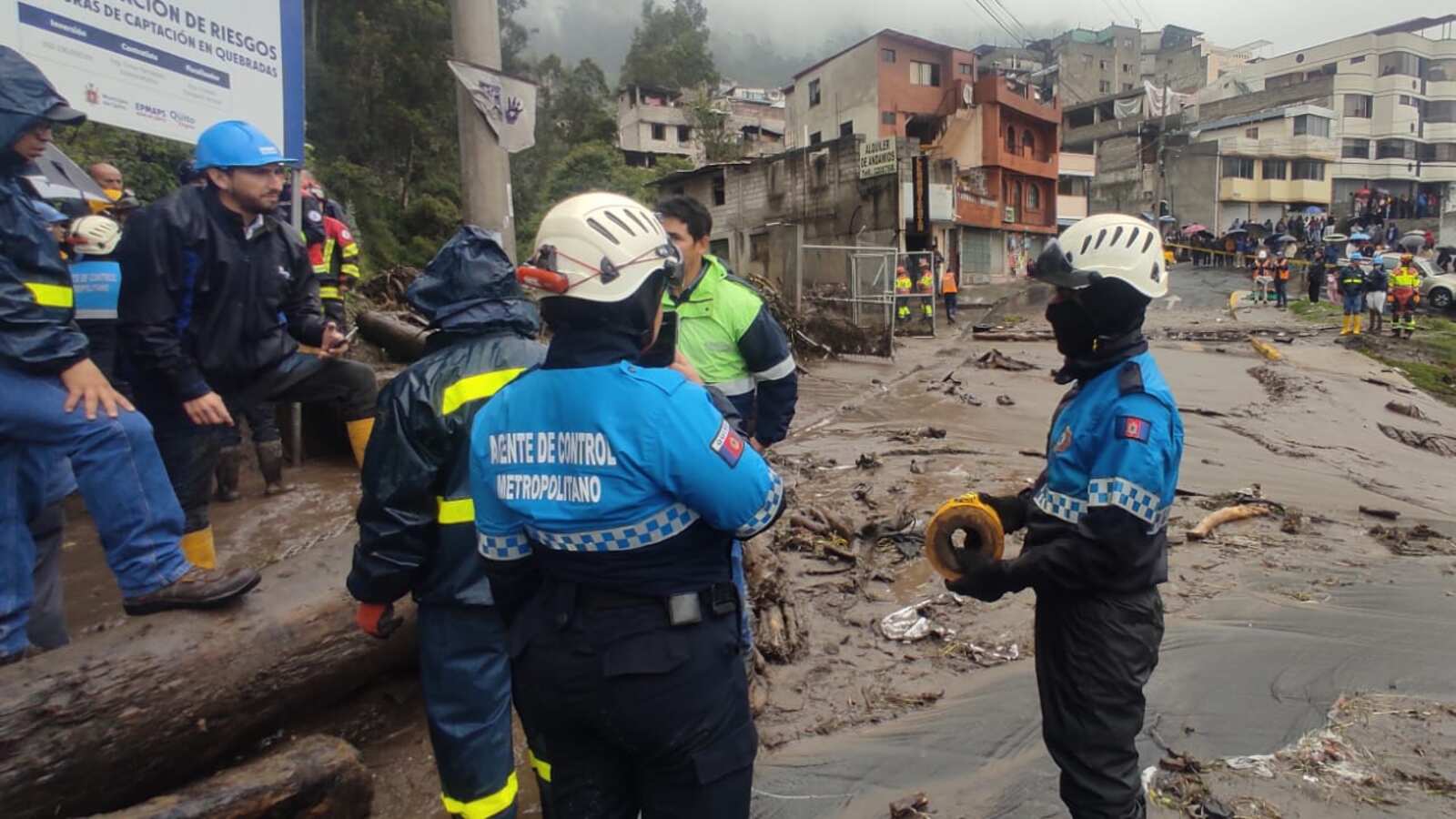 Aluvión en La Gasca