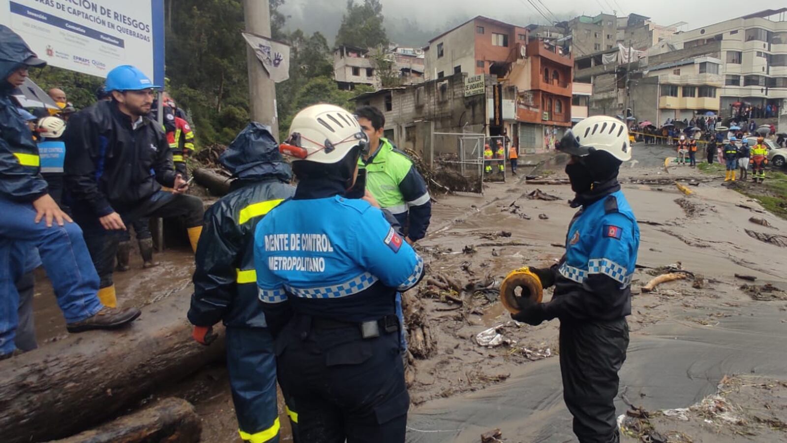 Aluvión en La Gasca