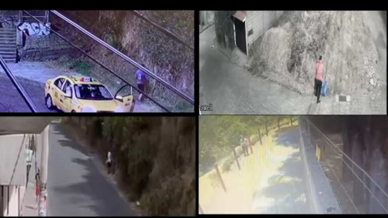 Cámaras de vigilancia captan a sujetos provocando incendios forestales en Quito