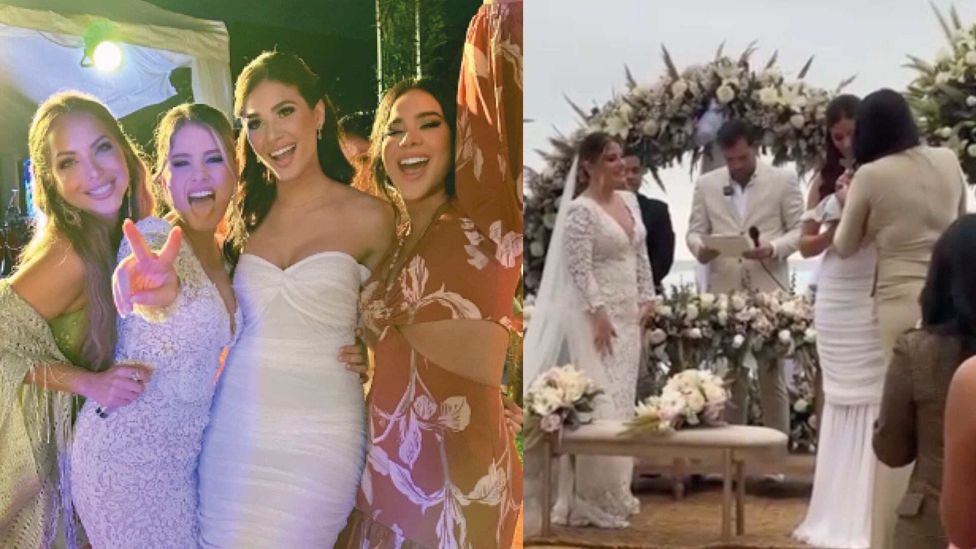 Las fotos inéditas de la boda de la MasterChef Nikki Mackliff con su novia en la playa