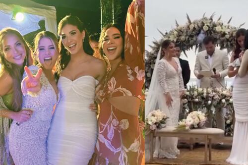 Las fotos inéditas de la boda de la MasterChef Nikki Mackliff con su novia en la playa