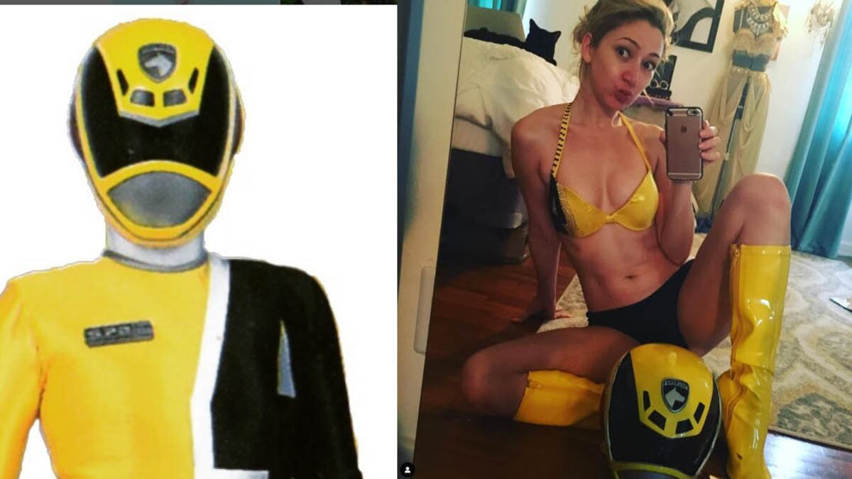 Monica May, Power Ranger amarillo