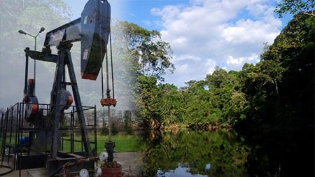 Explotación petrolera en el Yasuní ITT.