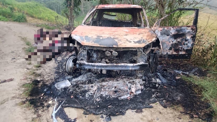 ¡Conmoción! Hallan seis cuerpos torturados e incinerados en Pedernales