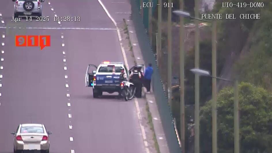 Intento de suicidio, puente El Chiche