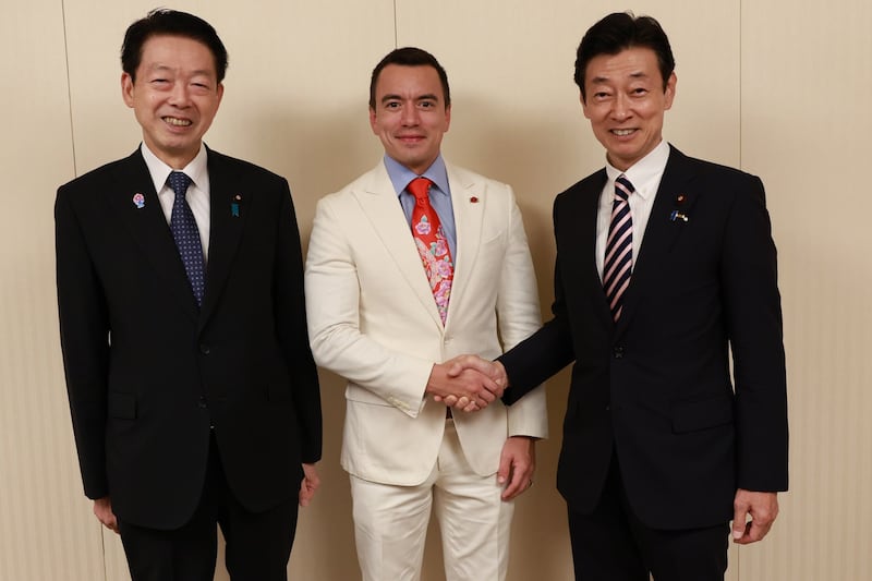 Autoridades japonesas y ecuatorianas destacan el potencial de cooperación en comercio, inversión y energías renovables.
