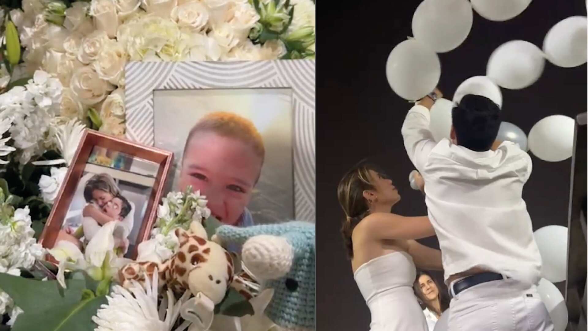 La emotiva despedida de Karime Borja a su hijo Mateo