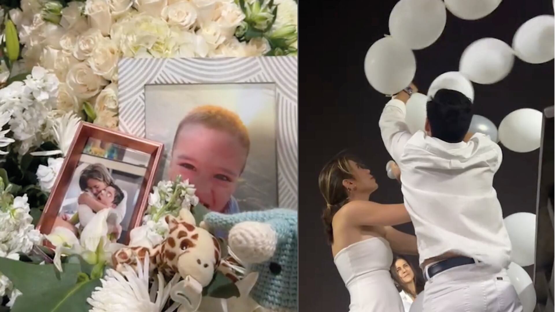 La emotiva despedida de Karime Borja a su hijo Mateo