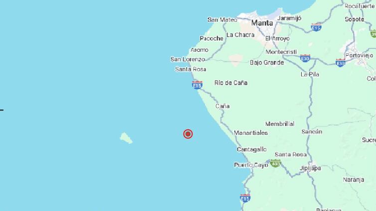 Sismo de magnitud 4.4 se registró cerca de Puerto López, Manabí