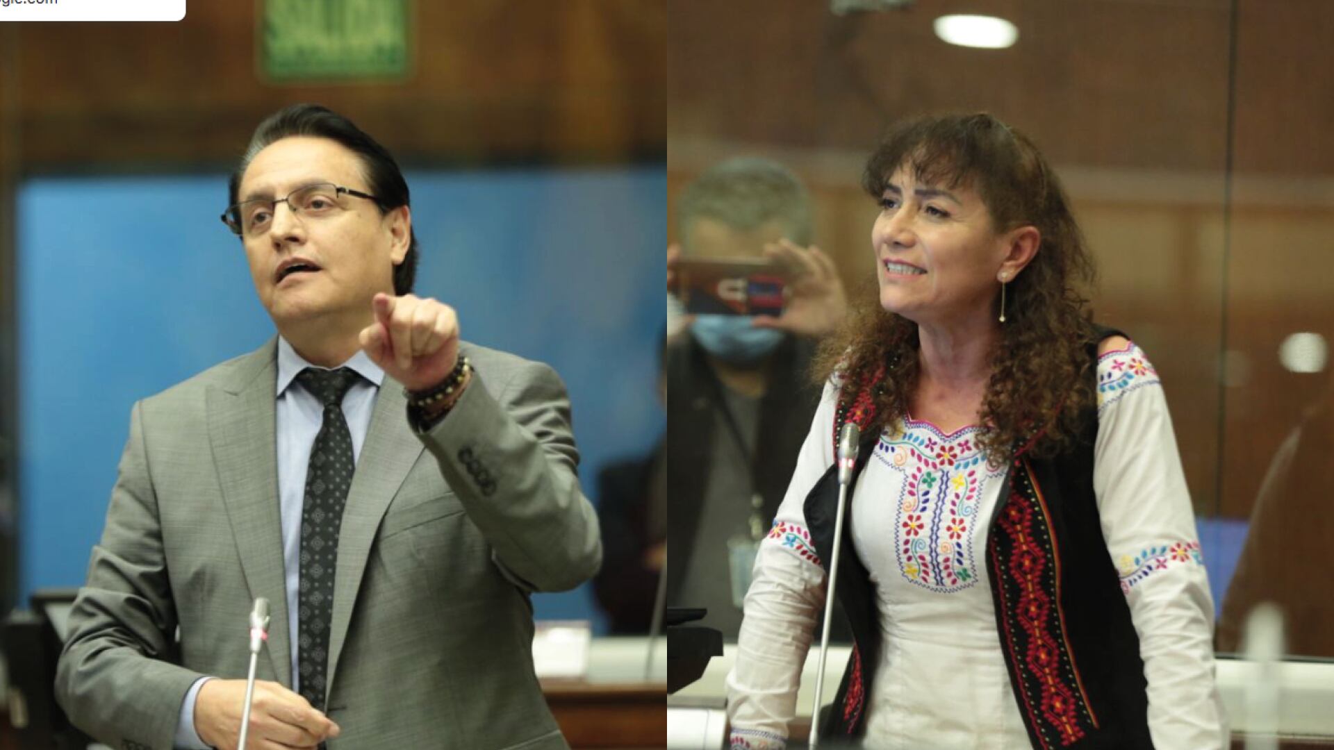 Fernando Villavicencio y Patricia Núñez