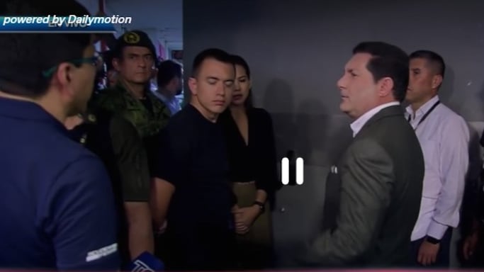 Visita del presidente Daniel Noboa a TC Televisión